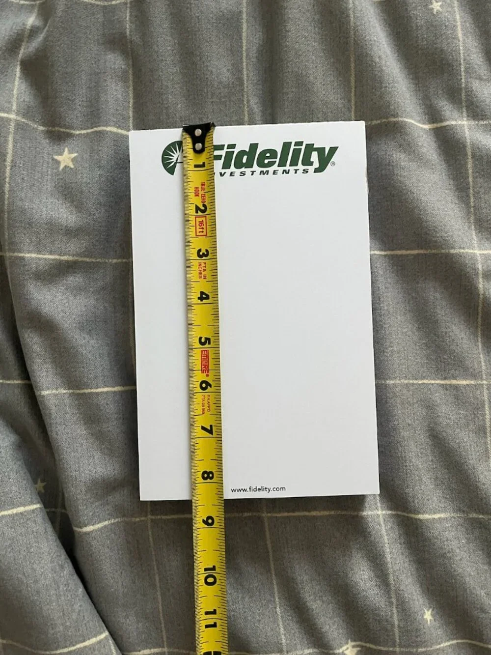 Lot of 5 Fidelity Investments Blank Stationary Note Pads Sheets
